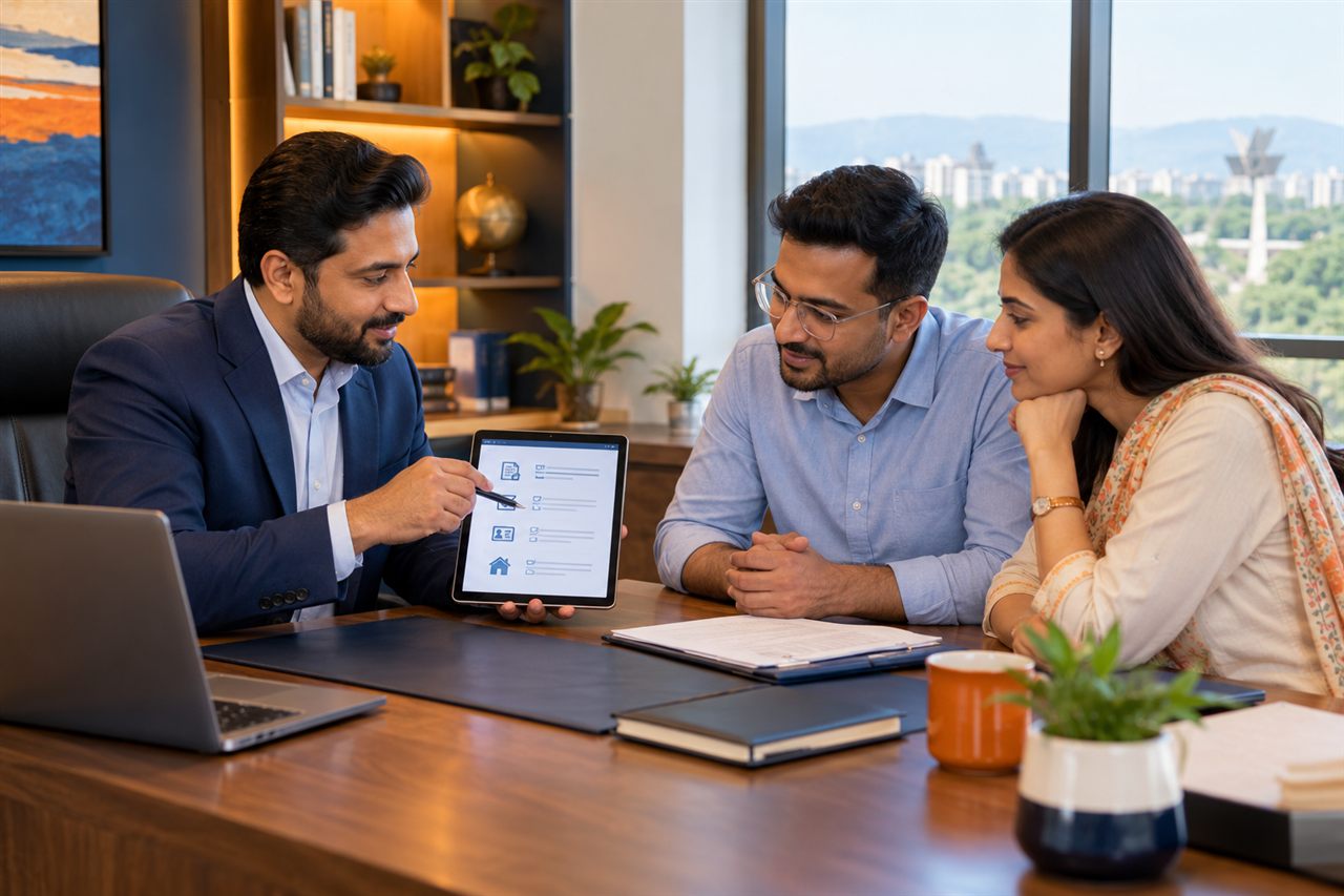 Digital signature advisor meeting clients in Chandigarh